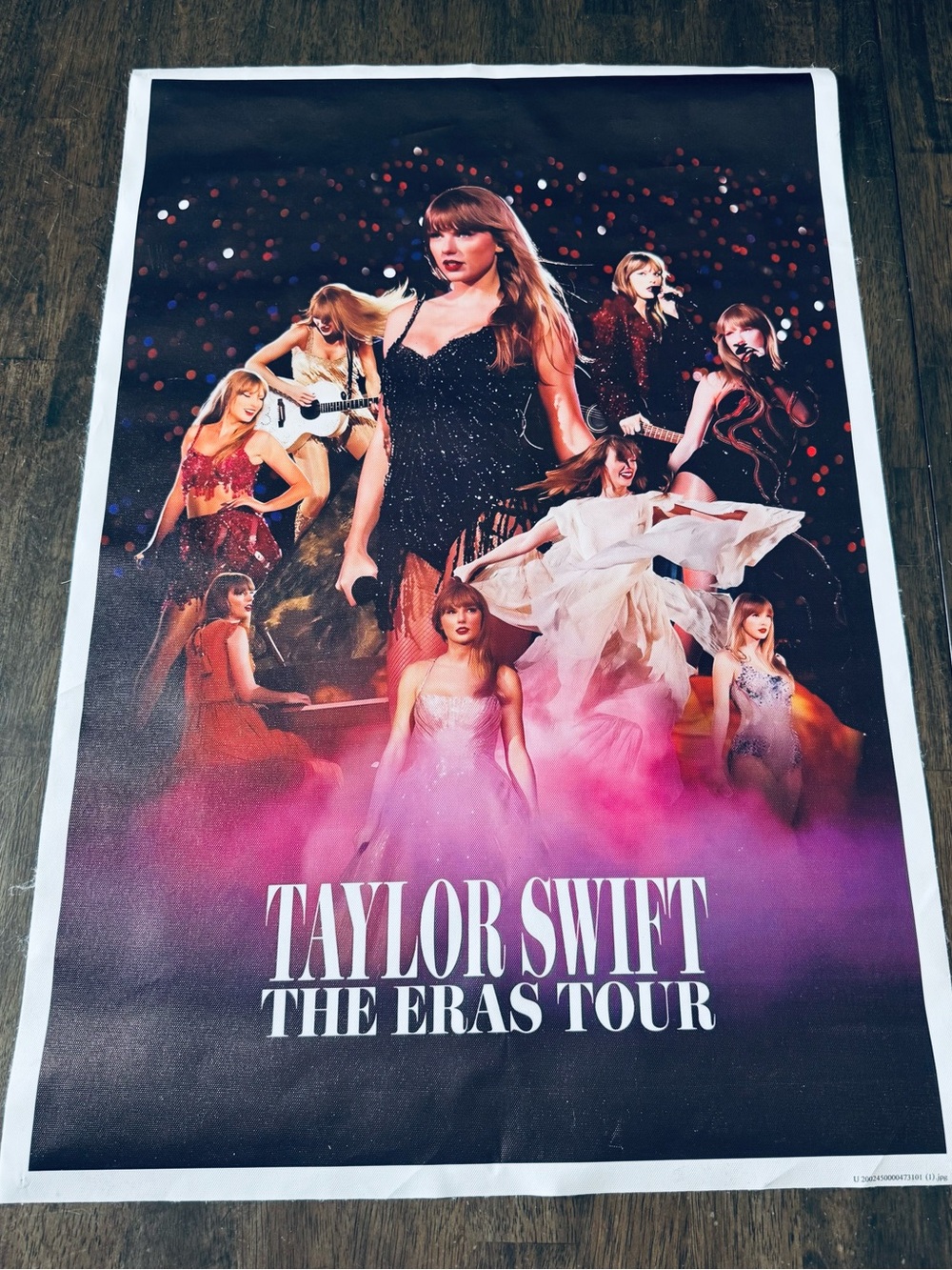 Taylor Swift The Eras Tour Concert Canvas Tapestry Poster